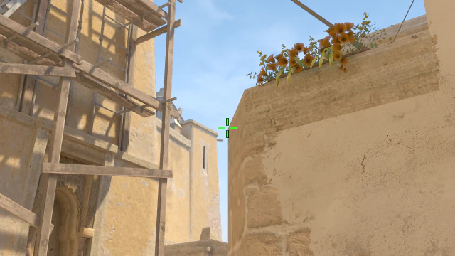 Where to aim before releasing the throw