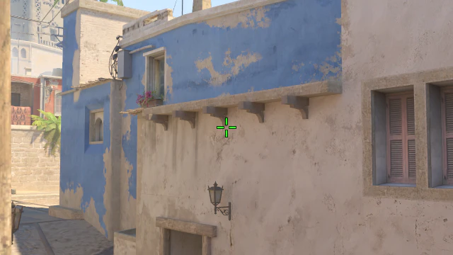 Where to aim before releasing the throw