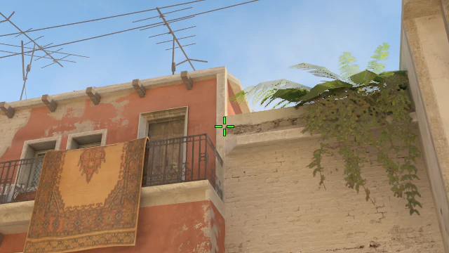 Where to aim before releasing the throw