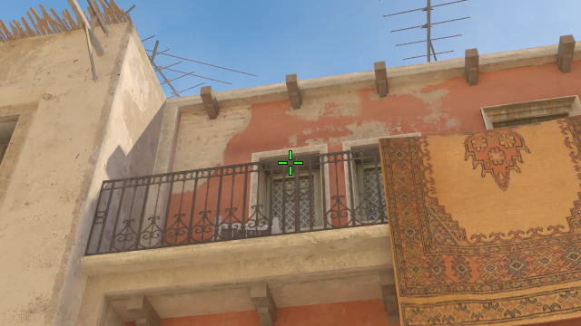 Where to aim before releasing the throw