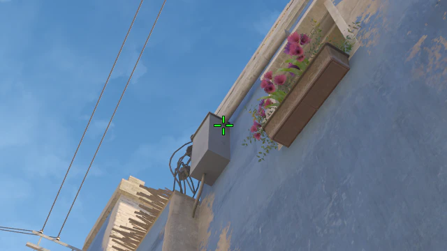Where to aim before releasing the throw