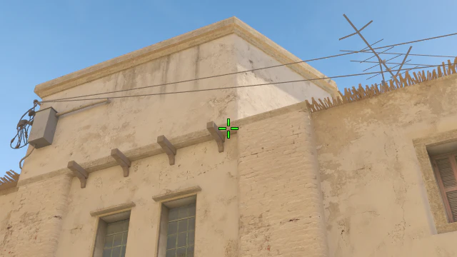 Where to aim before releasing the throw