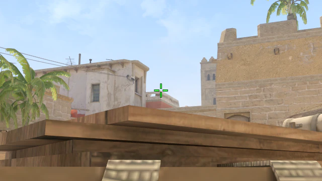Where to aim before releasing the throw