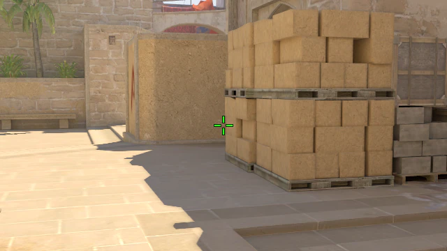 Where to aim before releasing the throw