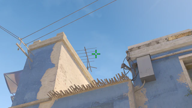 Where to aim before releasing the throw