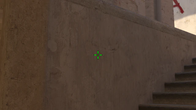 Where to aim before releasing the throw