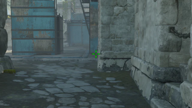 Where to aim before releasing the throw
