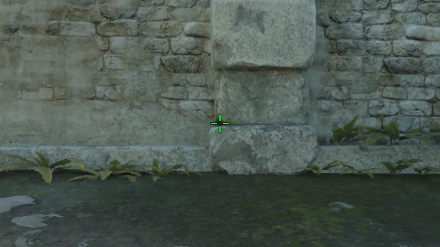 Where to aim before releasing the throw