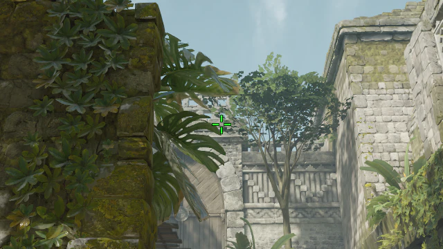Where to aim before releasing the throw