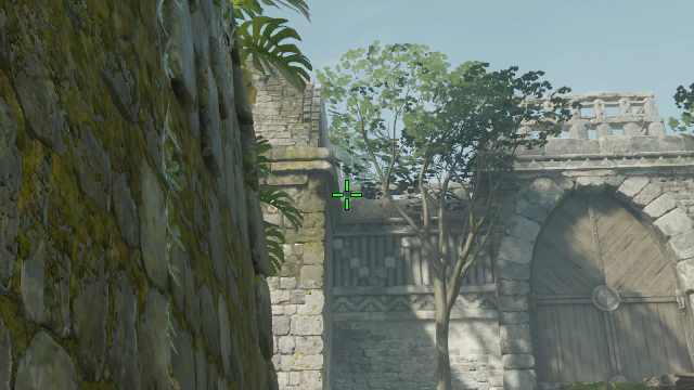Where to aim before releasing the throw