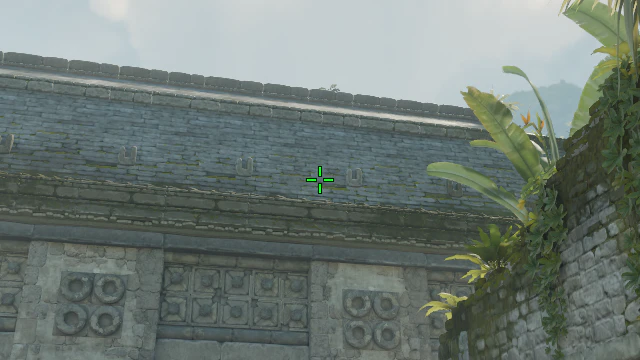 Where to aim before releasing the throw