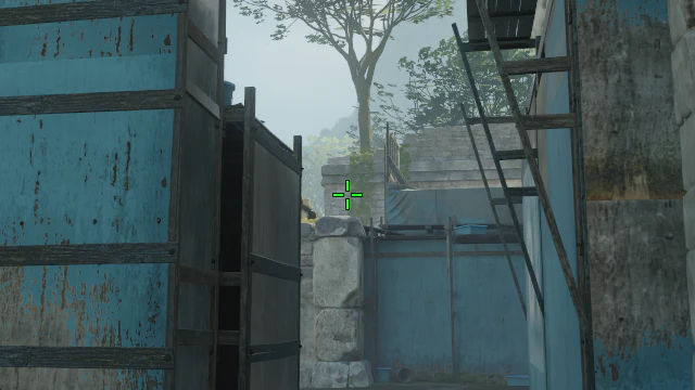 Where to aim before releasing the throw
