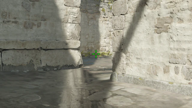 Where to aim before releasing the throw