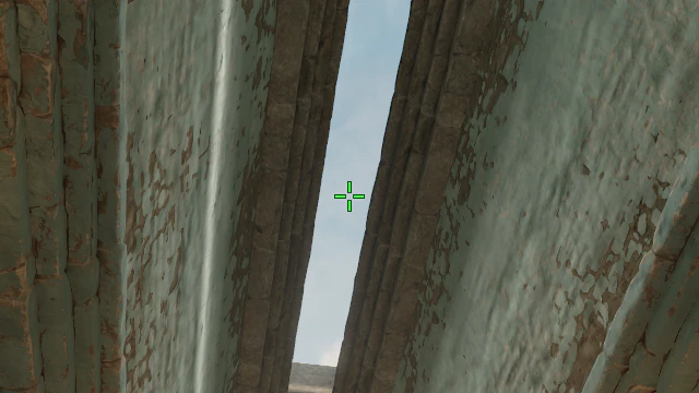 Where to aim before releasing the throw