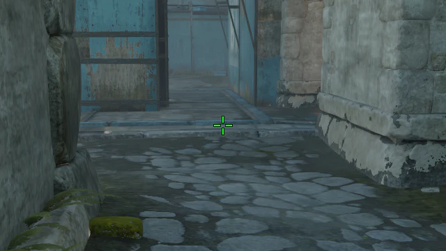 Where to aim before releasing the throw