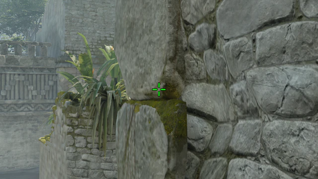 Where to aim before releasing the throw