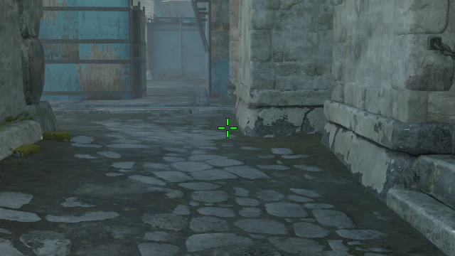 Where to aim before releasing the throw