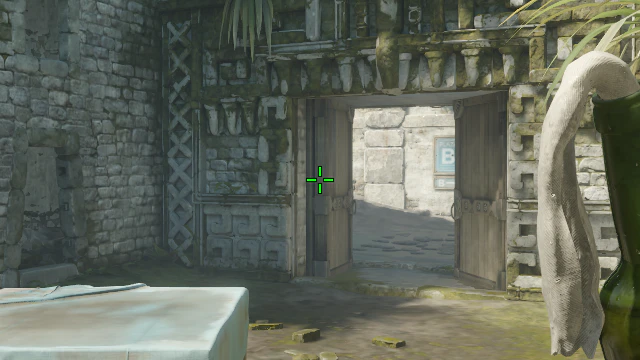 Where to aim before releasing the throw