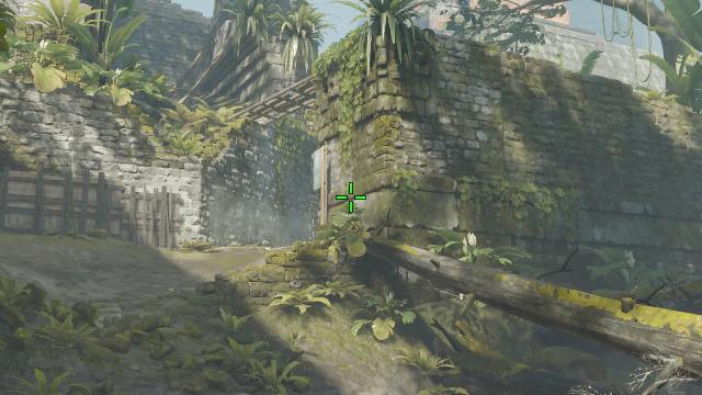 Where to aim before releasing the throw