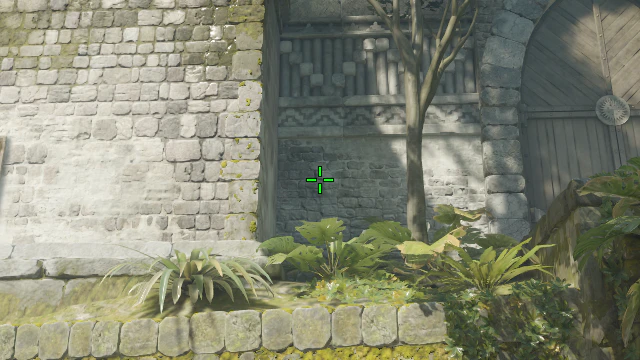 Where to aim before releasing the throw