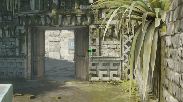 Where to aim before releasing the throw