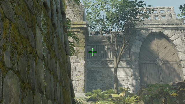 Where to aim before releasing the throw