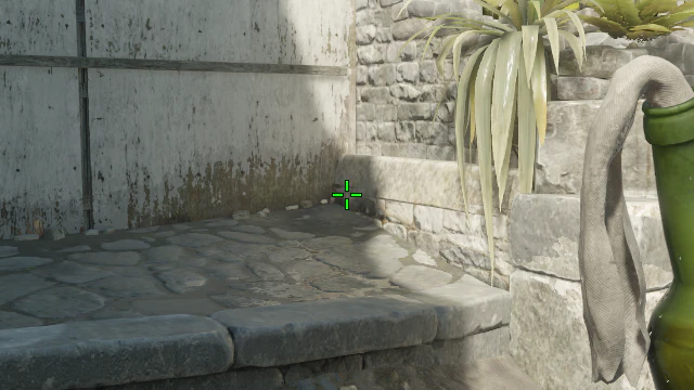 Where to aim before releasing the throw