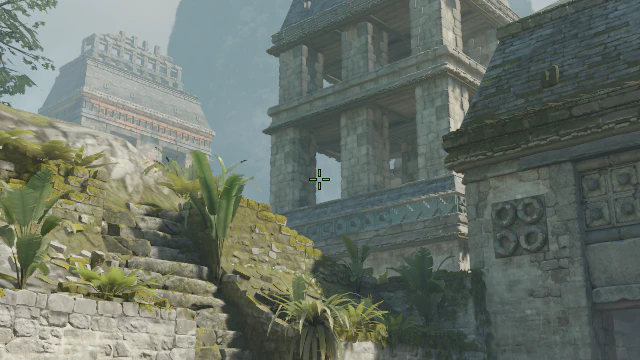 Where to aim before releasing the throw