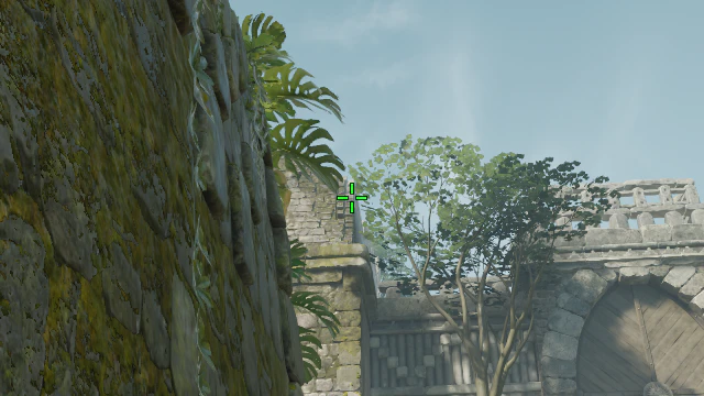 Where to aim before releasing the throw