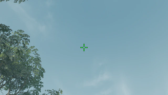 Where to aim before releasing the throw