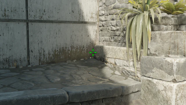 Where to aim before releasing the throw