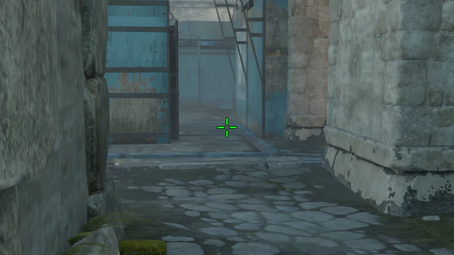 Where to aim before releasing the throw