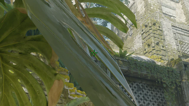 Where to aim before releasing the throw