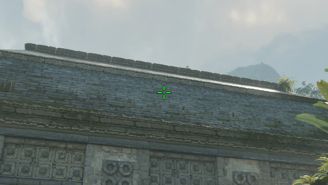 Where to aim before releasing the throw
