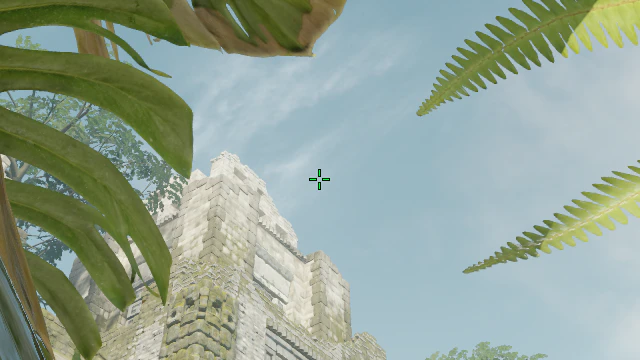 Where to aim before releasing the throw