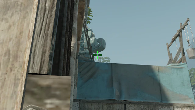 Where to aim before releasing the throw