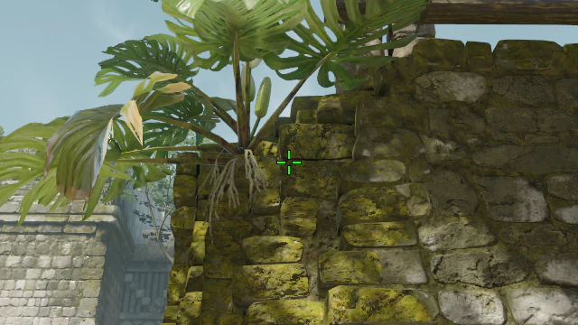 Where to aim before releasing the throw