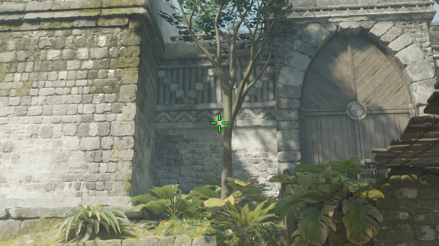 Where to aim before releasing the throw