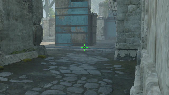 Where to aim before releasing the throw