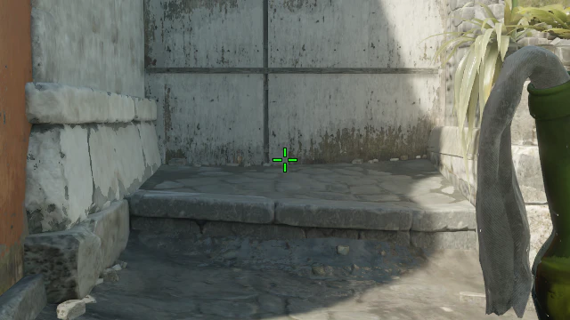 Where to aim before releasing the throw