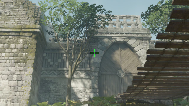 Where to aim before releasing the throw