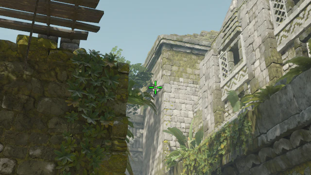 Where to aim before releasing the throw