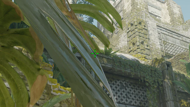 Where to aim before releasing the throw