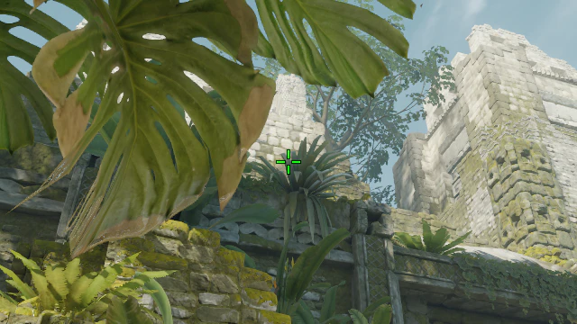 Where to aim before releasing the throw