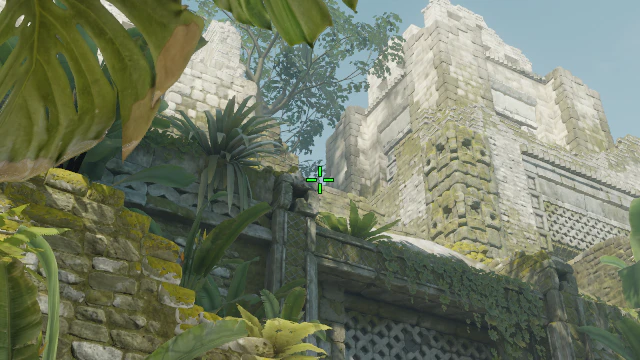 Where to aim before releasing the throw