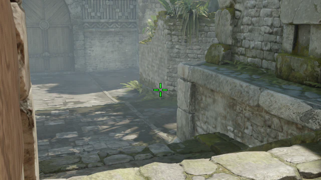 Where to aim before releasing the throw