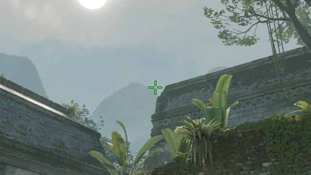 Where to aim before releasing the throw