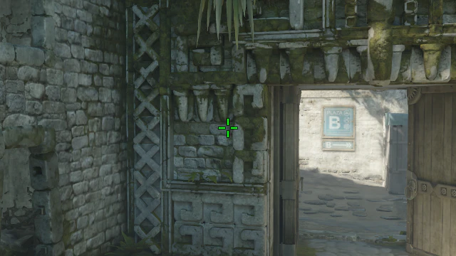 Where to aim before releasing the throw