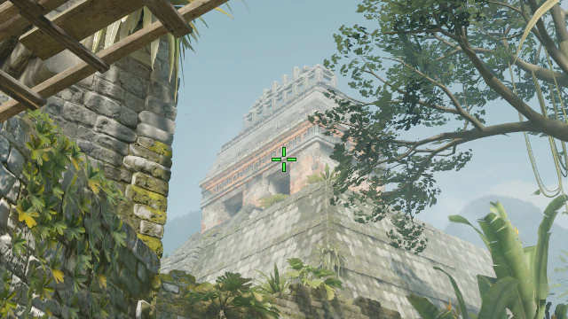 Where to aim before releasing the throw