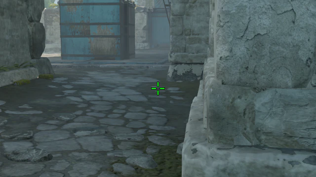 Where to aim before releasing the throw